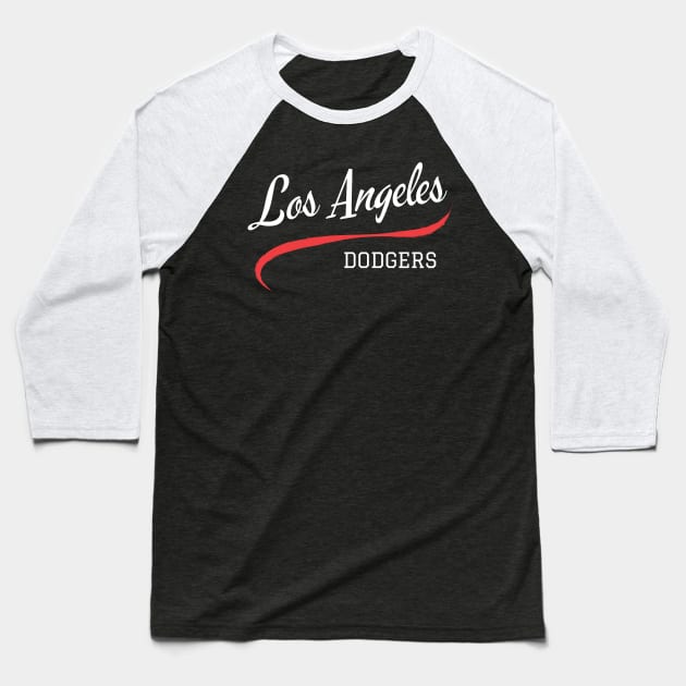 Dodgers Retro Baseball T-Shirt by CityTeeDesigns